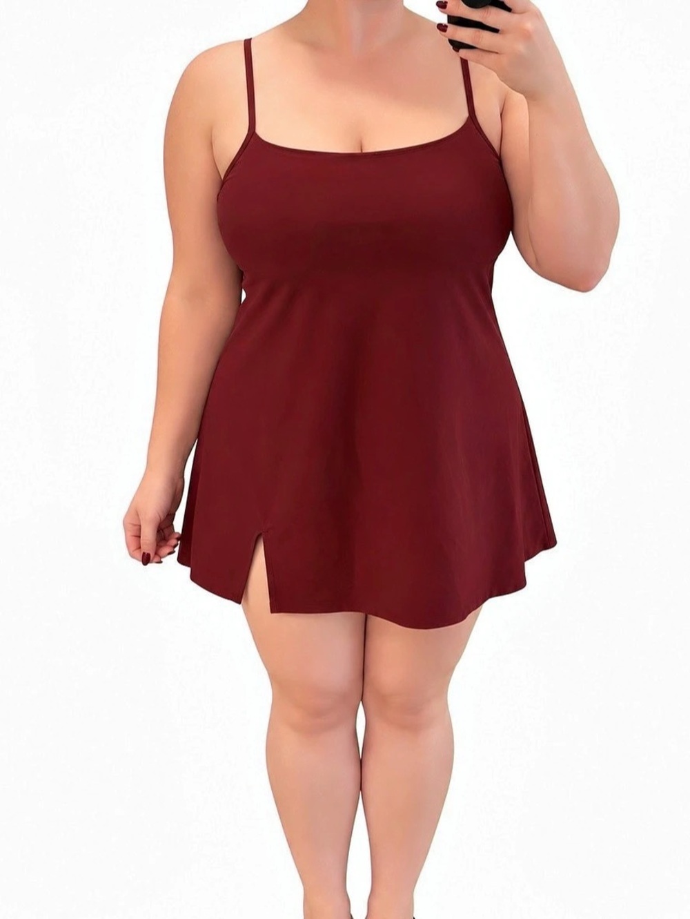 Gilly Hicks Active Sports Dress – Burgundy
